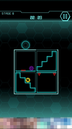 画像ギャラリー No.006のサムネイル画像 / 部屋を回転させてゴールを目指すパズルゲーム「CUBE 360°〜想像力×知能×反射神経〜」を紹介する「(ほぼ)日刊スマホゲーム通信」第1126回