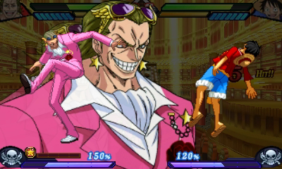 画像ギャラリー No.002のサムネイル画像 / 3DS「ONE PIECE 大海賊闘技場」体験版の配信が本日スタート。映画最新作に登場するギルド・テゾーロもプレイアブルキャラとして参戦