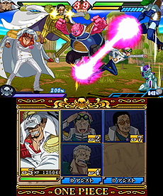 画像ギャラリー No.005のサムネイル画像 / 2つの異なるゲームソフトで対戦。最新更新データで3DS「ONE PIECE 大海賊闘技場」と「ドラゴンボールZ 超究極武闘伝」での“クロス対戦”が可能に