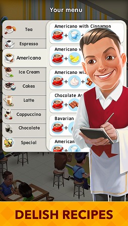 画像ギャラリー No.003のサムネイル画像 / カフェの経営を行うゲーム「My Cafe：Recipes & Stories」，iOS/Android版が配信スタート