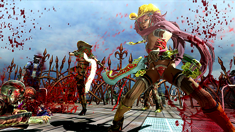 画像ギャラリー No.011のサムネイル画像 / PC版「お姉チャンバラZ2 〜カオス〜」の配信がSteamで本日スタート。配信開始から7日間は本編と追加コス＆髪型DLCがお得に買える