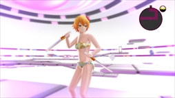 画像ギャラリー No.005のサムネイル画像 / PS Vita版「AKIBA’S BEAT」,初回封入特典の追加衣装「水着」を公開。一部ダウンロードコンテンツの無料開放も
