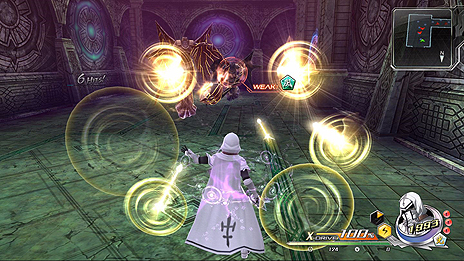 画像ギャラリー No.004のサムネイル画像 / 「東亰ザナドゥeX+」，新プレイアブルキャラとなる白装束と術式解放アスカの詳細が公開。剛撃以上の破壊力を持つ“第4のスキル攻撃”の情報も
