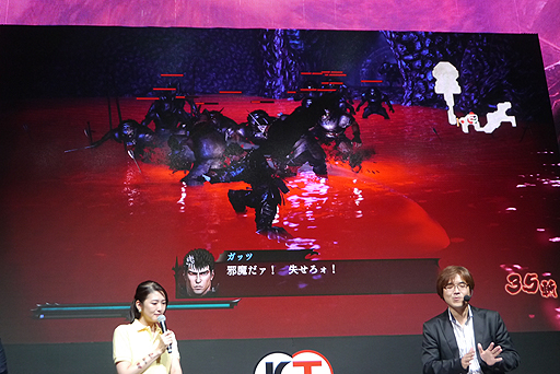 画像ギャラリー No.005のサムネイル画像 / ［TGS 2016］全身に返り血を浴び，「不死のゾッド」が大暴れ！ 「ベルセルク無双 紹介ステージ」レポート