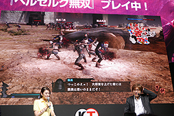 画像ギャラリー No.023のサムネイル画像 / ［TGS 2016］全身に返り血を浴び，「不死のゾッド」が大暴れ！ 「ベルセルク無双 紹介ステージ」レポート