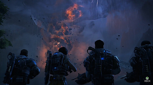 画像ギャラリー No.004のサムネイル画像 / 「Gears of War 4」のプレイシーンを紹介する最新トレイラー公開。竜巻の中で,激しいアクションが展開