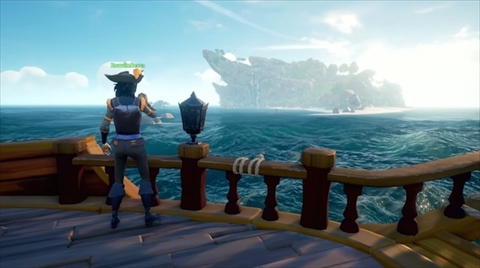 画像ギャラリー No.003のサムネイル画像 / ［E3 2017］Rareが開発中の海賊ゲーム「Sea of Thieves」を体験。プレイヤーの自由奔放なノリも許容される，懐の深い（？）海賊稼業が楽しめる