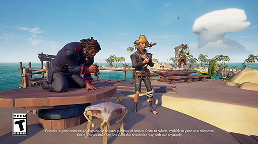 画像ギャラリー No.002のサムネイル画像 / 「Sea of Thieves」のシーズン2は海外時間4月15日スタート。ティザー映像には樽をかぶって身を隠すシーンも