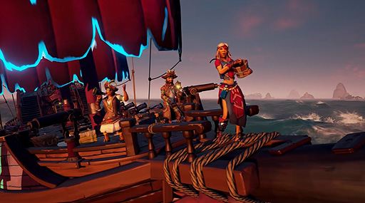 画像ギャラリー No.003のサムネイル画像 / 「Sea of Thieves」のシーズン2は海外時間4月15日スタート。ティザー映像には樽をかぶって身を隠すシーンも