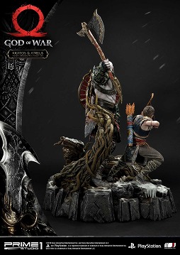 画像ギャラリー No.004のサムネイル画像 / 「ゴッド・オブ・ウォー」よりクレイトス&アトレウスの1/4ハイエンド・フィギュアが登場
