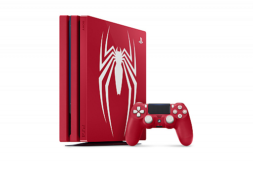 画像ギャラリー No.001のサムネイル画像 / 赤と白のコントラストが鮮やかなスパイダーマン仕様のPS4 Pro本体と「Marvel’s Spider-Man」のセットモデルが9月7日に数量限定で発売
