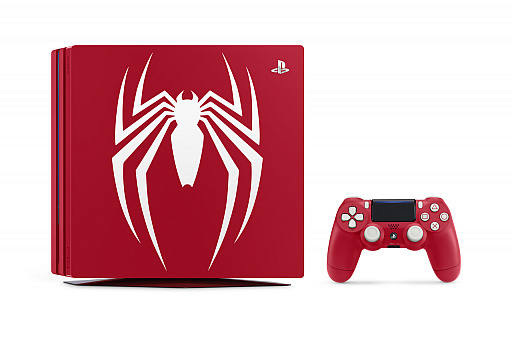 画像ギャラリー No.003のサムネイル画像 / 赤と白のコントラストが鮮やかなスパイダーマン仕様のPS4 Pro本体と「Marvel’s Spider-Man」のセットモデルが9月7日に数量限定で発売