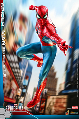 画像ギャラリー No.001のサムネイル画像 / 「Marvel’s Spider-Man」，スパイダー・アーマーMK IVスーツを着用したスパイダーマンの1/6スケールフィギュアが発売決定