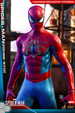 画像ギャラリー No.003のサムネイル画像 / 「Marvel’s Spider-Man」，スパイダー・アーマーMK IVスーツを着用したスパイダーマンの1/6スケールフィギュアが発売決定