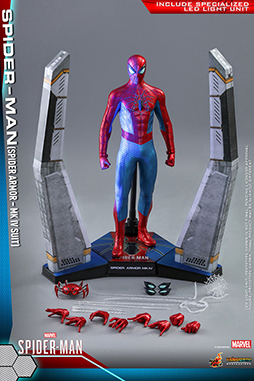 画像ギャラリー No.008のサムネイル画像 / 「Marvel’s Spider-Man」，スパイダー・アーマーMK IVスーツを着用したスパイダーマンの1/6スケールフィギュアが発売決定