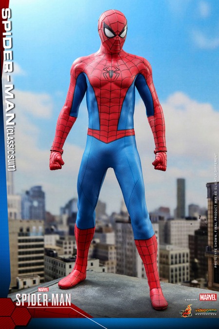 画像ギャラリー No.001のサムネイル画像 / 「Marvel's Spider-Man」,クラシック・スーツ版のスパイダーマンが1/6スケールフィギュアで登場。2022年6月に発売