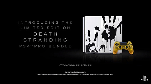 画像ギャラリー No.001のサムネイル画像 / 「DEATH STRANDING」と特別デザインのPS4 Proがセットになった限定版が発売決定