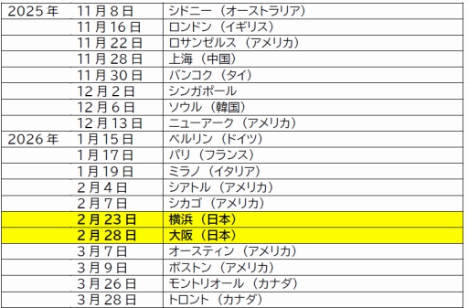 画像ギャラリー No.004のサムネイル画像 / 「DEATH STRANDING」シリーズ初の公式音楽ツアーが開催決定。第1作の発売6周年となる2025年11月8日に開幕し,4大陸12か国を巡る