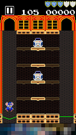 画像ギャラリー No.003のサムネイル画像 / マッピー,警部に昇進しました。アクションパズルゲーム「タッチ・ザ・マッピー 復活のニャームコ団」を紹介する「(ほぼ)日刊スマホゲーム通信」第1196回