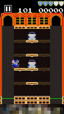 画像ギャラリー No.004のサムネイル画像 / マッピー,警部に昇進しました。アクションパズルゲーム「タッチ・ザ・マッピー 復活のニャームコ団」を紹介する「(ほぼ)日刊スマホゲーム通信」第1196回