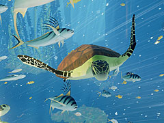 ［E3 2016］優雅に泳ぎまくれる水中探索アドベンチャー「ABZÛ」が，プレイアブルで出展