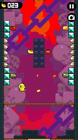 画像ギャラリー No.002のサムネイル画像 / レトロなグラフィックスのクライミングアクションゲーム「Leap Day」を紹介する「（ほぼ）日刊スマホゲーム通信」第1156回