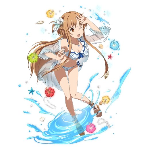 画像ギャラリー No.005のサムネイル画像 / 「SAO メモリー・デフラグ」の水着ガチャが開始に。水着アスナのフィギュア化も決定