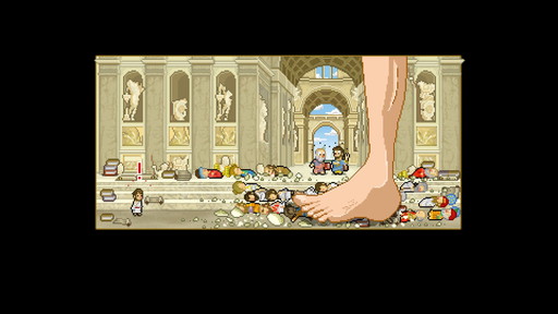 画像ギャラリー No.001のサムネイル画像 / 群衆を率いてオリュンポスの神々と戦う「Okhlos」の日本語版が配信開始