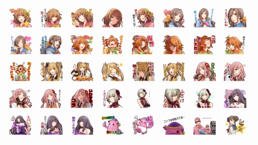 画像ギャラリー No.007のサムネイル画像 / 「アイドルデスゲームTV」の LINEスタンプが配信開始。ソフトの割り引きセールも