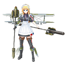 画像ギャラリー No.006のサムネイル画像 / 「萌え萌え2次大戦（略）3」，主題歌「UNLIMITED MIND」に乗せたOPムービーが公開。イギリス・ソ連の“鋼の乙女”の超進化も