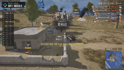 画像ギャラリー No.004のサムネイル画像 / 「PUBG CONTINENTAL SERIES 1 ASIA」レポート。優勝は中国チームのInfantry,国際大会に初出場のELEMENT.36が頭角を現す