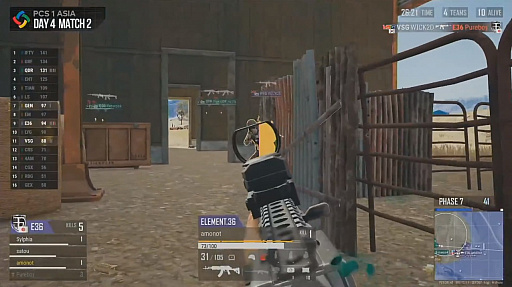 画像ギャラリー No.013のサムネイル画像 / 「PUBG CONTINENTAL SERIES 1 ASIA」レポート。優勝は中国チームのInfantry,国際大会に初出場のELEMENT.36が頭角を現す