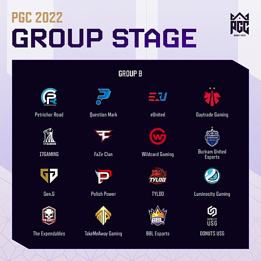 画像ギャラリー No.002のサムネイル画像 / 「PUBG Global Championship 2022 Dubai」の参加チームが確定。 日本地域からは“DONUTS USG”が
