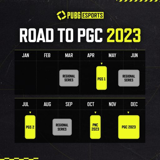 画像ギャラリー No.001のサムネイル画像 / 「PUBG」，eスポーツ大会“Global PUBG Esports”2023年の大会日程の詳細が公開
