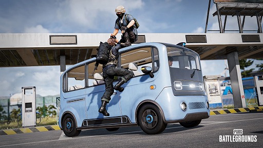 画像ギャラリー No.007のサムネイル画像 / 「PUBG: BATTLEGROUNDS」，高い加速力を誇る電気自動車「Pico Bus」を実装。連携して高所に登る新アクション「協力パルクール」も登場