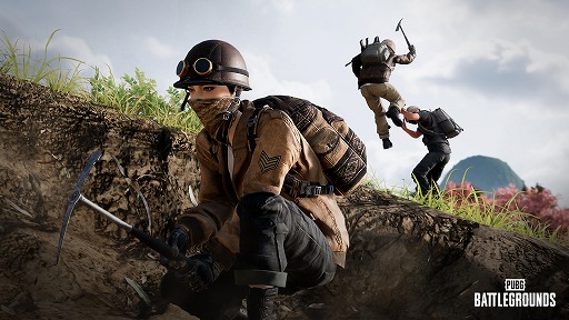 画像ギャラリー No.001のサムネイル画像 / 「PUBG: BATTLEGROUNDS」，つるはしと地形破壊機能を実装。遮蔽がなければ地面を破壊しよう