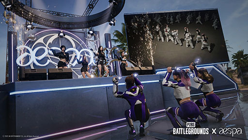 画像ギャラリー No.002のサムネイル画像 / 「PUBG: BATTLEGROUNDS」，音楽アーティスト「エスパ」とのコラボイベントを開始。コラボ音源「Dark Arts」をロビー音楽として聴ける