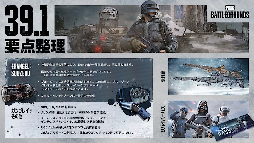 画像ギャラリー No.004のサムネイル画像 / 「PUBG: BATTLEGROUNDS」，衛星が墜落して極寒の世界になった「Erangel: Subzero」を実装。「UGC ALPHA」は常設で再登場