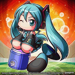 画像ギャラリー No.002のサムネイル画像 / 「実況パワフルサッカー」,初音ミクとのコラボイベントが開催