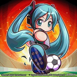 画像ギャラリー No.003のサムネイル画像 / 「実況パワフルサッカー」,初音ミクとのコラボイベントが開催