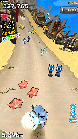 画像ギャラリー No.003のサムネイル画像 / 転がる猫を操るカジュアルアクション「ゴロニャ!」の事前登録が開始