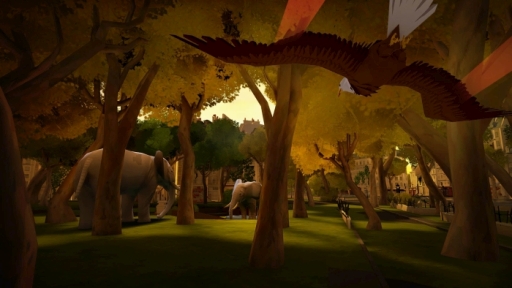 画像ギャラリー No.002のサムネイル画像 / VRゲーム「イーグルフライト」の日本語版が，10月13日にPS VR本体と同時発売。人がいなくなったパリをオオワシになって自由に飛び回るフライトアクションゲーム