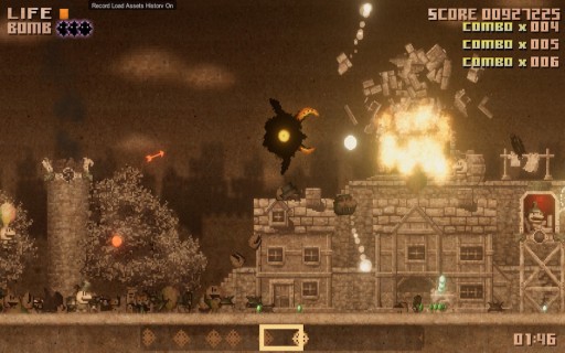 画像ギャラリー No.002のサムネイル画像 / Onion Gamesの新作STG「BLACK BIRD」がPCとSwitch向けに2018年夏発売。BitSummit Vol.6で試遊出展と体験版配布を予定