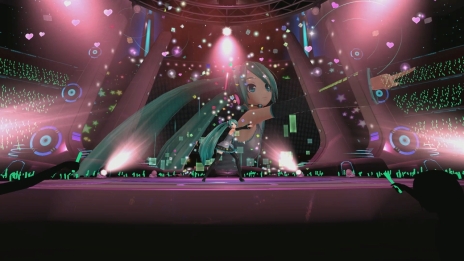 画像ギャラリー No.012のサムネイル画像 / 「初音ミク VRフューチャーライブ」は“1st Stage”。第2弾，第3弾の配信や，ミクと二人きりの特別な時間も過ごせるゲーム本編などの情報が公開