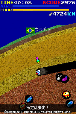 画像ギャラリー No.007のサムネイル画像 / ディグダグとコラボしたスマホアプリ「オラッ！ディグダグ ホレゆけ！ブラジル」の配信が本日スタート。日本の裏側にあるブラジル目指して掘り進もう