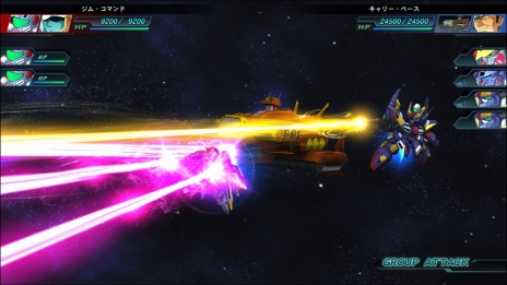 画像ギャラリー No.020のサムネイル画像 / 「SDガンダム ジージェネレーション ジェネシス」本作で復活する「SFS(サブ・フライト・システム)」や,戦艦とMSで連携する「グループ攻撃」などの情報が公開