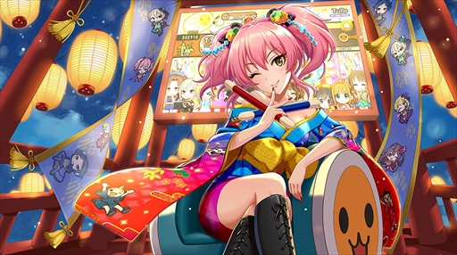 画像ギャラリー No.011のサムネイル画像 / 「太鼓の達人 レッドVer.」,「アイマス シンデレラガールズ」とのコラボキャンペーン第3弾を実施
