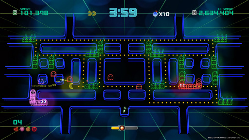 画像ギャラリー No.005のサムネイル画像 / 「PAC-MAN CHAMPIONSHIP EDITION 2」プレイレポート。ボスキャラの登場で,より派手に,ますますストイックになってパックマンが帰ってきた