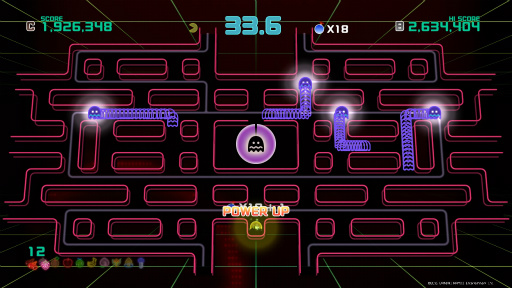 画像ギャラリー No.012のサムネイル画像 / 「PAC-MAN CHAMPIONSHIP EDITION 2」プレイレポート。ボスキャラの登場で,より派手に,ますますストイックになってパックマンが帰ってきた