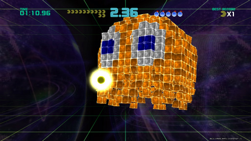 画像ギャラリー No.023のサムネイル画像 / 「PAC-MAN CHAMPIONSHIP EDITION 2」プレイレポート。ボスキャラの登場で,より派手に,ますますストイックになってパックマンが帰ってきた